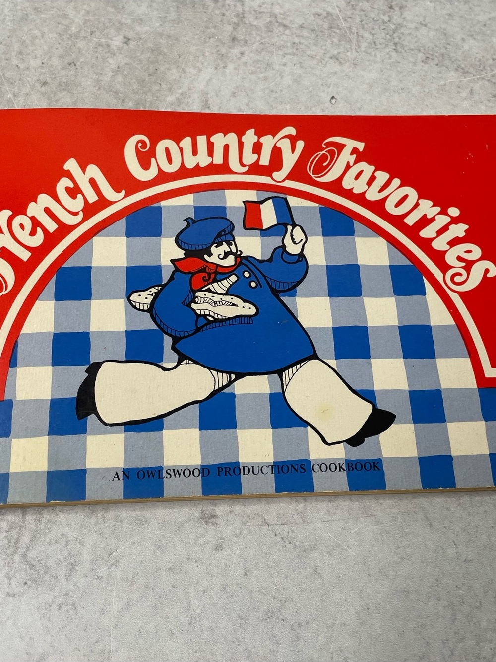 VTG 1976 French Country Favorites Cookbook Cynthia Scheer